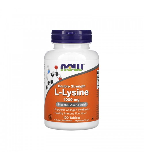 Лизин Now Foods L-Lysine 1000mg 100tabs